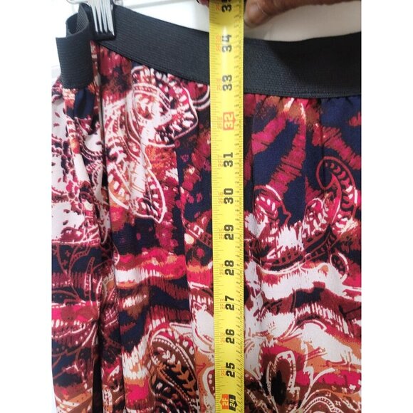 Kate & Mallory Women's Floral Print Maxi Skirt With Elastic Waistband Multicolor - Picture 6 of 8